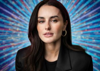 Amber Davies in her official photo for Strictly Come Dancing