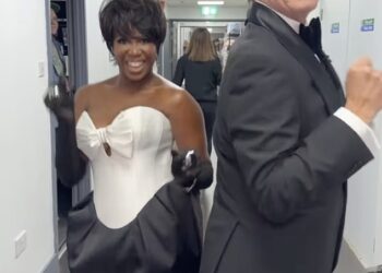 Motsi Mabuse debuted a glamorous new hairdo for Strictly Come Dancing's Movie Week on Saturday evening
