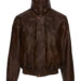 Oversized Leather Bomber Jacket