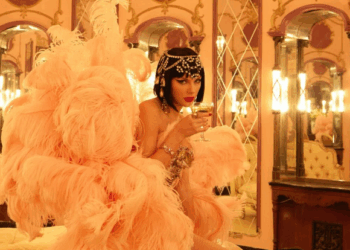 taylor Swift in a Showgirl outfit