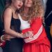 Taylor Swift's falling-out with Blake comes after DailyMail.com exclusively reported that the Gossip Girl star, 37, threatened to leak embarrassing private text messages unless the singer publicly backed her in her fight against Justin Baldoni; pictured together in February 2024 in Las Vegas
