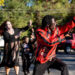 Shawn Mayes plays the role of Michael Jackson as members of the Terpsichore Dance Company rehearsed Michael Jackson’s “Thriller” at Tom Sawyer Park ahead of their performance Saturday at the Halloween Parade & Festival in NuLu. Oct. 20, 2025.