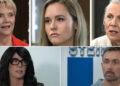General Hospital's Ronnie, Jacinda, TRacy, Carly, Valentin