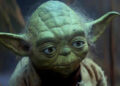 Yoda watching attentively in Star Wars: The Empire Strikes Back
