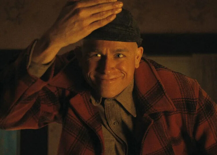 Charlie Hunnam in Ed Gein in Monster: The Ed Gein Story.