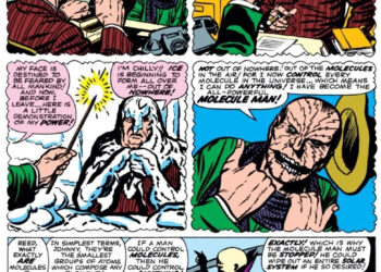 Fantastic Four #20 - The Watcher tells the Fantastic Four the origin of Molecule Man