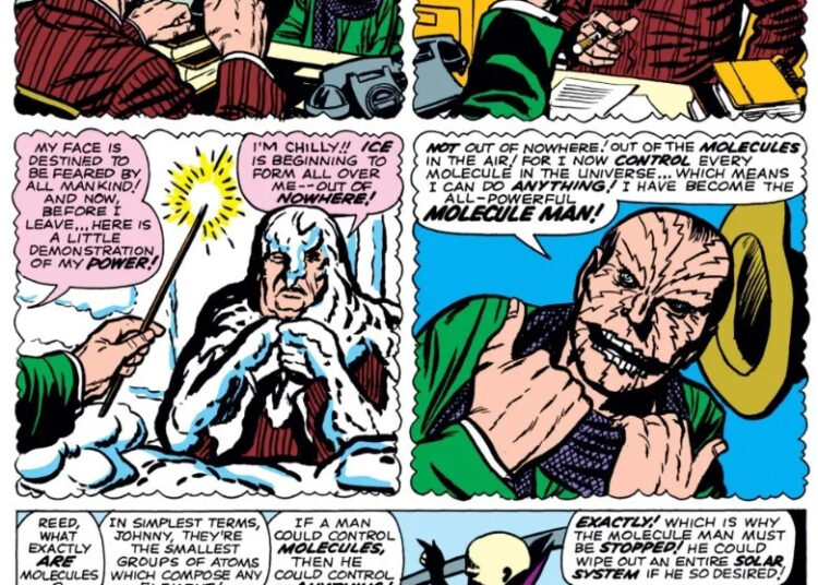 Fantastic Four #20 - The Watcher tells the Fantastic Four the origin of Molecule Man