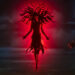 Wanda hovering in the sky in Marvel Zombies