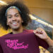 Mychal the Librarian showing off his merchandise
