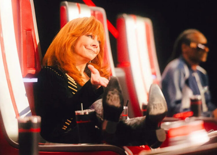 Ashley Osborn/NBC Reba McEntire was touched on 'The Voice'