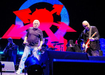 The Who takes the stage as they perform at Acrisure Arena in Palm Desert, Calif., Oct. 1, 2025.