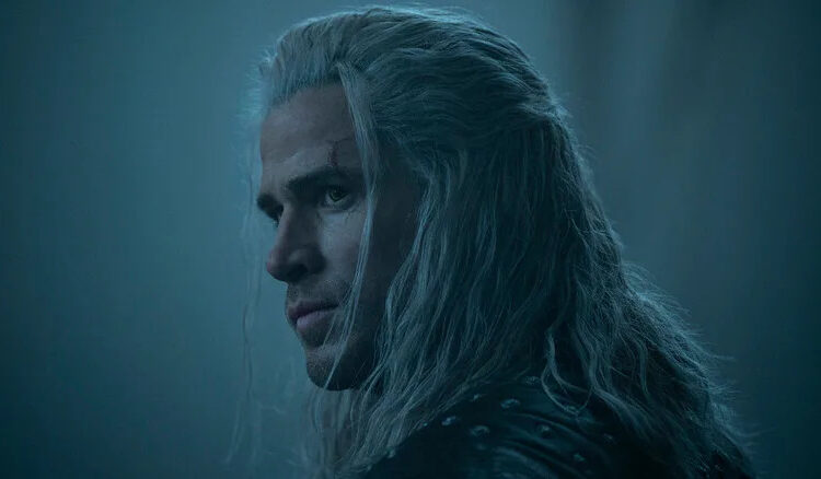 Geralt of Rivia turning his head on "The Witcher"