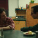 Bruce and Jon sit at a diner counter in Springsteen: Deliver Me From Nowhere