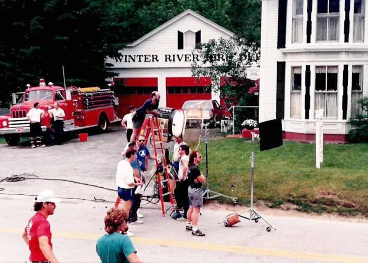 Filming for the 1988 film 'Beetlejuice' in  East Corinth (AP)