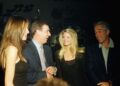 Melania Trump, Prince Andrew, Gwendolyn Beck and Jeffrey Epstein at a party at the Mar-a-Lago club, Palm Beach, Florida, on February 12, 2000.