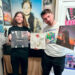 Brandon Hanks, left, and John Brashears of PixelDeath64 at Real Cool Time Records.