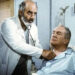 Trapper John checks a patient in "Trapper John, M.D." (1979-1986)