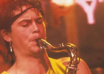 Rob Lowe plays the sax as Billy Hicks in St. Elmo's Fire