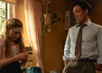 Taggie and Rupert share an obstacle-laden age-gap relationship in Rivals