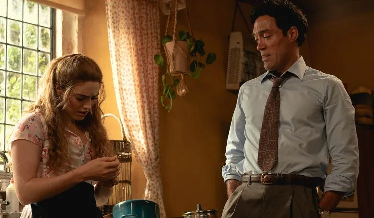 Taggie and Rupert share an obstacle-laden age-gap relationship in Rivals
