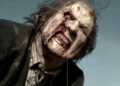 A rotting ghoul drips slime in Night of the Living Dead 1990