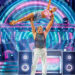 Thomas Skinner performs the salsa with Amy Dowden, to the song Bonkers by Dizzee Rascal and Arman Van Helden