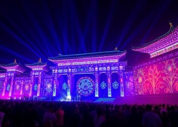 Together! We Shine! Festival in Beijing: A Stunning Fusion of Technology, Culture, and Entertainment Through Light Shows and Performances