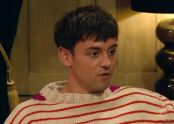 Tom Daley on ‘The Celebrity Traitors’ (BBC)