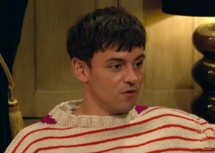 Tom Daley on ‘The Celebrity Traitors’ (BBC)