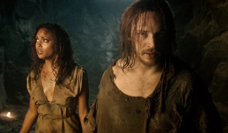 Michelle Van Der Water's Queen Raphaella joins Theo inside the labyrinth in Minotaur