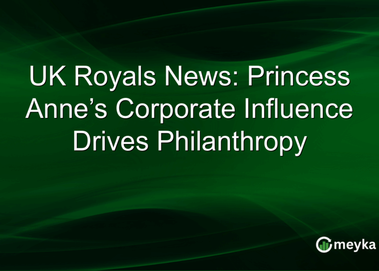 UK Royals News: Princess Anne’s Corporate Influence Drives Philanthropy