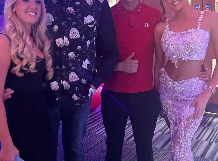 Paris Fury/Instagram (From left to right): Paris Fury, Tyson Fury, Noah Price and Venezuela Fury.