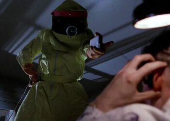 Marty McFly pretending to be Darth Vader in Back to the Future