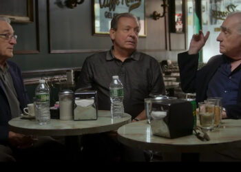 Robert De Niro, Frank “Butch” Piccirillo and Martin Scorsese in "Mr. Scorsese," premiering October 17, 2025 on Apple TV+.