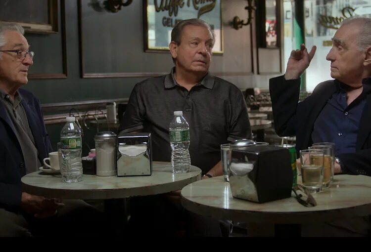 Robert De Niro, Frank “Butch” Piccirillo and Martin Scorsese in "Mr. Scorsese," premiering October 17, 2025 on Apple TV+.