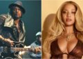 Beyoncé (r.) honored the neo-soul singer D'Angelo hours after his death was confirmed by his family.