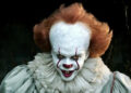 Bill Skarsgård's Pennywise the Dancing Clown smiling in It
