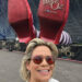 giant ruby slippers at sphereu2019s exterior in las vegas