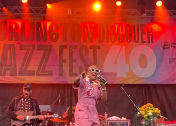 Dee Dee Bridgewater and the Memphis Soulphony perform June 9, 2023 at Waterfront Park in Burlington during the Burlington Discover Jazz Festival.