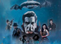 Vampire zombies from space movie poster.