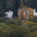 A drone view shows Royal Lodge, a large property on the estate surrounding Windsor Castle, which belongs to Britain's Prince Andrew, is seen in Windsor, Britain, October 21, 2025. REUTERS/Stringer