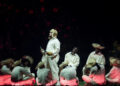 Puerto Rican singer Bad Bunny performs onstage during the first show of his 30-date concert residency at the Coliseo de Puerto Rico in San Juan, Puerto Rico, on July 11, 2025.