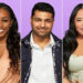 Adam Rose/Netflix (3) Kalybriah, Rohan and Anna of 'Love Is Blind' season 9.