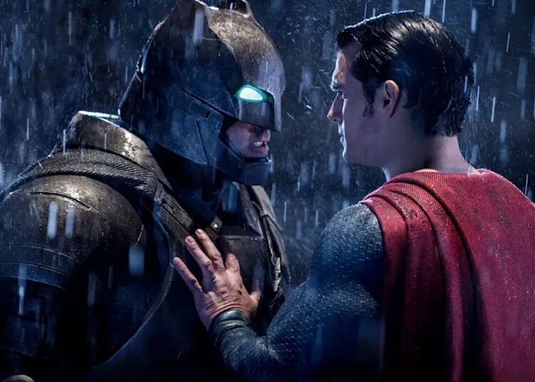 Ben Affleck and Henry Cavill in Batman v Superman.