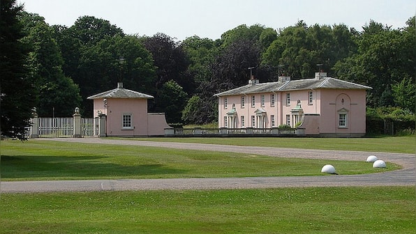 The Royal Lodge gates and entrance. Image courtesy: Alan Hunt
