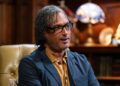 A close up head shot of Davod Olusoga speaking whilst on set of The Celebrity Traitors.