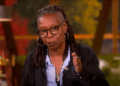 "The View" co-host Whoopi Goldberg discussed the current government shutdown.