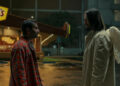 Arj and Gabriel in a Denny's parking lot in Good Fortune (2025)