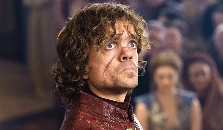 Tyrion at his trial in King's Landing on Game of Thrones
