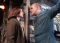 Jodie Foster's Clarice Starling talking to Anthony Hopkins' Hannibal Lecter in The Silence of the Lambs